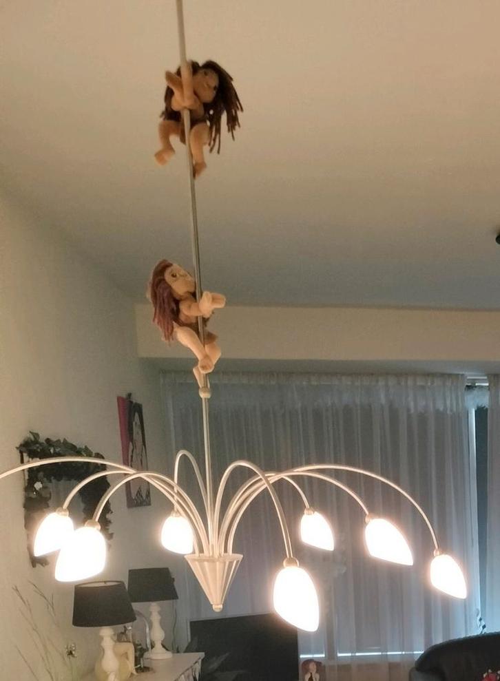 Eettafel Lamp met Kelkjes, Huis en Inrichting, Complete inboedels, Ophalen
