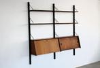 vintage wandsysteem | teak | jaren 60 | Wébé, Timbeije@hotmail.com, Ophalen of Verzenden, Overige materialen, Minder dan 100 cm