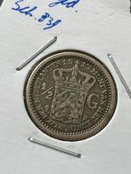Halve gulden 1913, Postzegels en Munten, Munten | Nederland, ½ gulden, Zilver, Ophalen of Verzenden, Koningin Wilhelmina