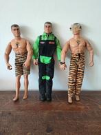** 3 Action Man poppen **, Ophalen of Verzenden, Gebruikt, Pop, Levensecht of Reborn