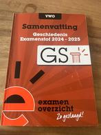 Geschiedenis- Examen overzicht, Gelezen, VWO, Geschiedenis, Ophalen of Verzenden