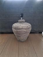 Grijze Lamp met Kap, Huis en Inrichting, Lampen | Tafellampen, Ophalen of Verzenden