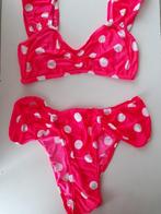 Roze polka dot bikini, maat 42 L, Ophalen of Verzenden, Gedragen, Roze, Bikini