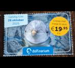 Kortingskaart Dolfinarium.
Max 8 personen.Gratis verzending., Tickets en Kaartjes, Drie personen of meer, Kortingskaart