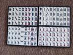 Kunststof mahjong spel compleet majong, Een of twee spelers, Ophalen of Verzenden, Zo goed als nieuw