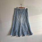 Vintage Denim Midi Rok maat S/M, Maat 38/40 (M), Blauw, Ophalen of Verzenden, Zo goed als nieuw