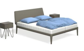 Showroom Auping Essential 160x200 Warm Grey 2M Elektrisch beschikbaar voor biedingen
