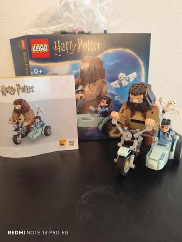 Lego harry potter hagrit and harry op de moter  beschikbaar voor biedingen