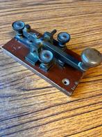 6) Antieke telegraaf sleutel., Ophalen of Verzenden