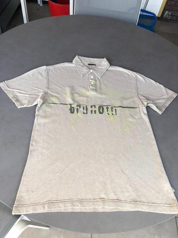 Khaki Brunotti polo, maat XL beschikbaar voor biedingen
