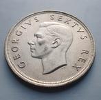 South Africa 5 Shillings 1952 George VI, Ophalen of Verzenden, Zuid-Afrika, Losse munt, Zilver