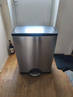 SimpleHuman Pedaalemmer 50L met afvalzakken en geurcapsules, Huis en Inrichting, Ophalen, Met pedaal, 50 tot 75 cm, 40 liter of meer
