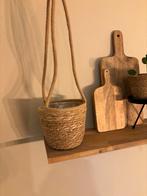 Jute hangmandjes 2x, Huis en Inrichting, Ophalen of Verzenden, Zo goed als nieuw
