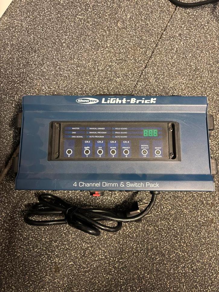 Showtec Light-Brick DMX Dimmer Pack, Muziek en Instrumenten, Licht en Laser, Gebruikt, Licht, Geluidgestuurd, Ophalen of Verzenden