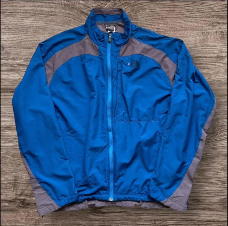 The North Face herenjas – blauw/grijs – maat XL, Kleding | Heren, Jassen | Winter, Gedragen, Maat 56/58 (XL), Blauw, Ophalen of Verzenden