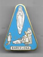 RELIGIE BARCELONA PRACHTIGE BROCHE SPELD, Verzamelen, Speldjes, Pins en Buttons, Ophalen of Verzenden, Gebruikt, Stad of Land