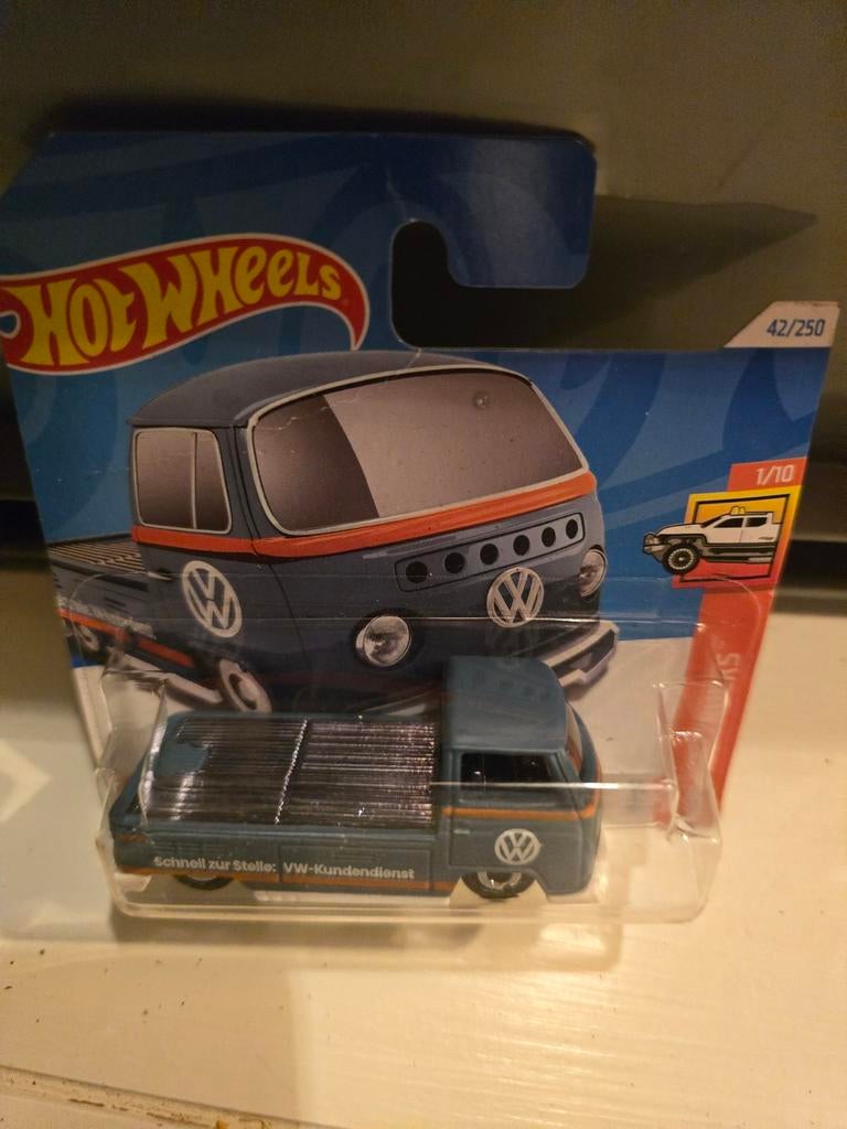 Volkswagen T2 a Pick Up Hot wheels schaal 1 op 64, Auto, Nieuw, Ophalen of Verzenden, Hot wheels