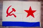 Vintage Sovjet Marine Wollen Vlag – 1981 (ГОСТ 8498-81), Ophalen of Verzenden, Marine, Overige gebieden