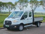 FORD TRANSIT 2.0 l3 open laadbak dc!, Auto's, Bestelauto's, Gebruikt, Euro 6, 129 pk, Wit