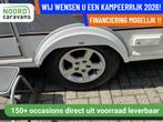 Hobby De Luxe 450 VOORTENT + RONDZIT + VASTBED, Caravans en Kamperen, Caravans, Hobby, Bedrijf, 6 tot 7 meter, Tot en met 4