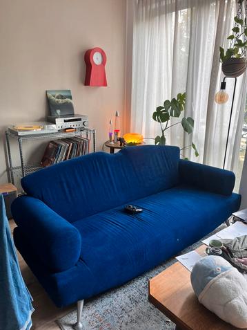 Retro blauwe Bank