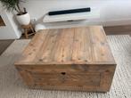 Steiger houten salontafel, Huis en Inrichting, Tafels | Salontafels, Ophalen, 50 tot 100 cm, Zo goed als nieuw, Minder dan 50 cm