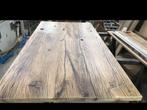 Eiken /wagonplanken eettafels, Vijf personen of meer, Nieuw, 200 cm of meer, 50 tot 100 cm