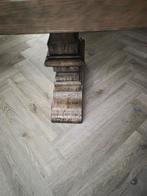 Eiken Eetkamertafel, kloostertafel, kloosterpoot, Huis en Inrichting, Tafels | Eettafels, Ophalen, Rechthoekig, 200 cm of meer