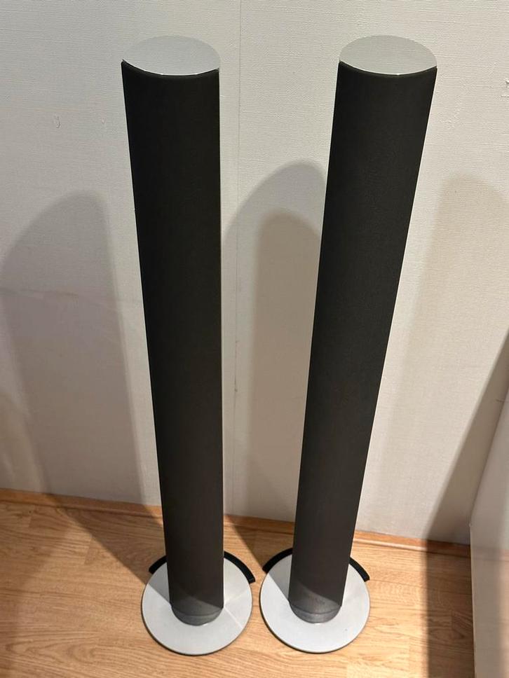 B&O | Bang & Olufsen BeoLab 6000 met nieuw rubber en schuim!, Audio, Tv en Foto, Luidsprekers, Gebruikt, Front, Rear of Stereo speakers