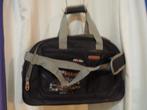 Geox zwarte schouder reistas diverse vakken 50x22x30 cm, 40 tot 60 cm, 30 cm of meer, Gebruikt, Zwart