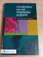 Rechtenstudieboek Erasmus Universiteit - strafrecht, Boeken, Ophalen of Verzenden, M.J. Kronenberg & B. de Wilde, Alpha, WO