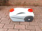 Vuil water container met handel en wielen., Caravans en Kamperen, Ophalen of Verzenden, Gebruikt