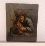 Antiek schilderij op doek -, Antiek en Kunst, Ophalen