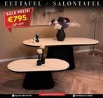 Eettafel + salintafel, Ophalen, Nieuw, 4 tot 6 stoelen
