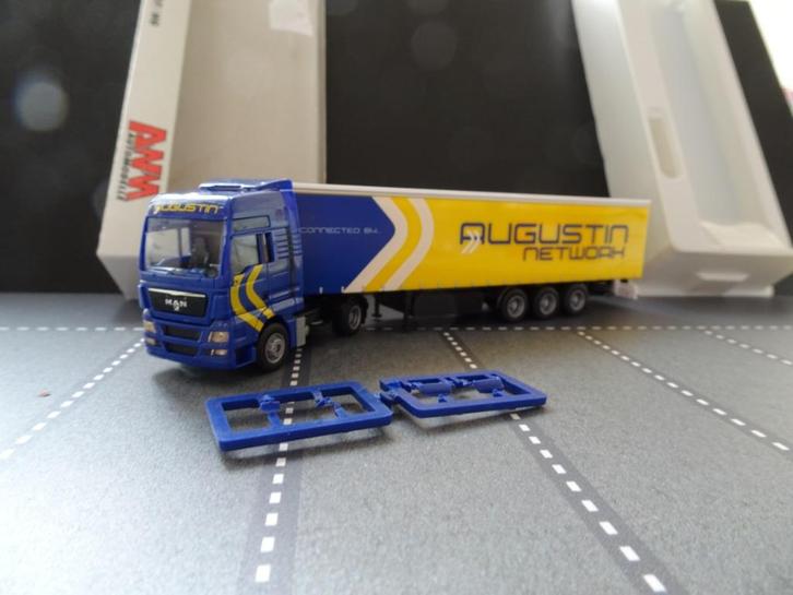 852 awm 54364 lkw augustin man tgx oostenrijk 1:87 truck, Hobby en Vrije tijd, Modelauto's | 1:87, Nieuw, Bus of Vrachtwagen, AWM