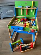 Houten speelgoed werkbank met veel extra's - compleet pakket, Ophalen, Gebruikt, Overige typen