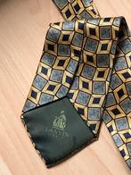 Lanvin Stropdas Geometrisch Patroon 100% Zijde, Ophalen of Verzenden, Zo goed als nieuw, Overige kleuren, Met patroon