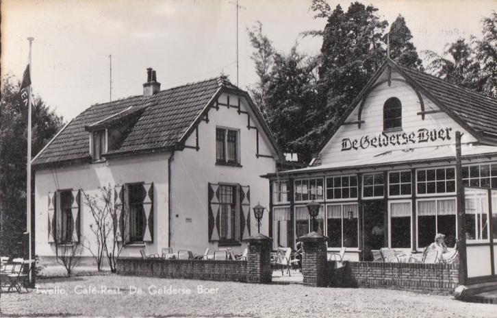 de geldersche boer cafe rest.  twello, Verzamelen, Ansichtkaarten | Nederland, Noord-Brabant, Voor 1920, Ophalen of Verzenden