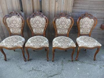 Romantische klassieke barok eetkamerstoelen beschikbaar voor biedingen