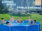 Groot rond familie-zwembad!, Tuin en Terras, Zwembaden, 300 cm of meer, 200 tot 400 cm, Rond, 80 tot 120 cm