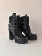 Kendall + Kylie Zwarte Leren Hakken Maat 38, Zwart, Ophalen of Verzenden, Schoenen met hoge hakken, Kendall + Kylie