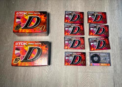 28 TDK D90 en D60 cassette bandjes, Cd's en Dvd's, Cassettebandjes, Zo goed als nieuw, Overige genres, 2 t/m 25 bandjes, Ophalen of Verzenden