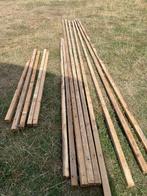 mooie houten balkjes 4.5 x 4.5, Doe-het-zelf en Verbouw, Hout en Planken, Ophalen, Gebruikt, Grenen, Balk