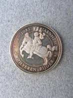 Arnhem 750 jaar Zilveren Rijder 1983 ZILVER, Postzegels en Munten, Penningen en Medailles, Nederland, Zilver, Verzenden