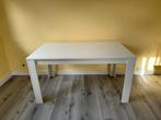 Nieuwe witte eettafel - 140x80cm, Huis en Inrichting, Tafels | Eettafels, Ophalen, Kunststof, 100 tot 150 cm, Nieuw