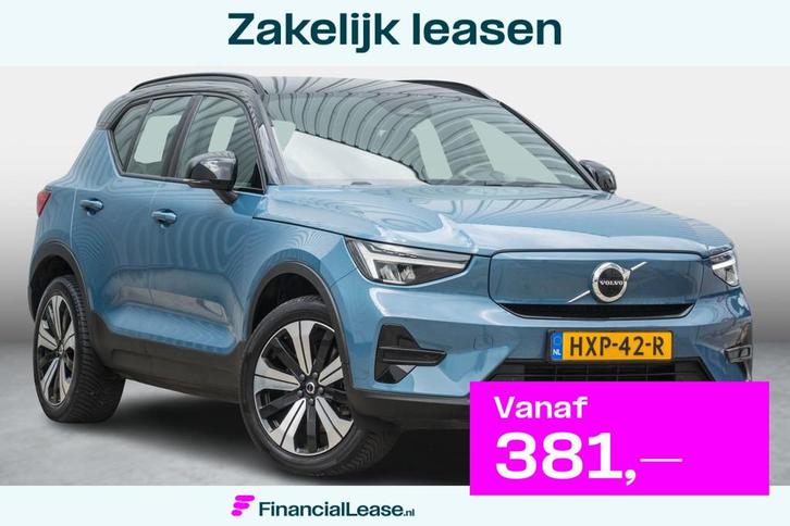 Volvo XC40 Recharge Plus, Auto's, Volvo, Bedrijf, Lease, Financial lease, XC40, ABS, Achteruitrijcamera, Adaptive Cruise Control