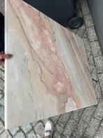 Marmer blad 80 cm bij 100 cm, Huis en Inrichting, Tafels | Salontafels, Zo goed als nieuw, 75 cm of meer, Rechthoekig, 50 tot 100 cm
