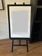 Ezel en lijst zwart, Huis en Inrichting, Woonaccessoires | Lijsten, Ophalen, Zo goed als nieuw, 75 cm of meer