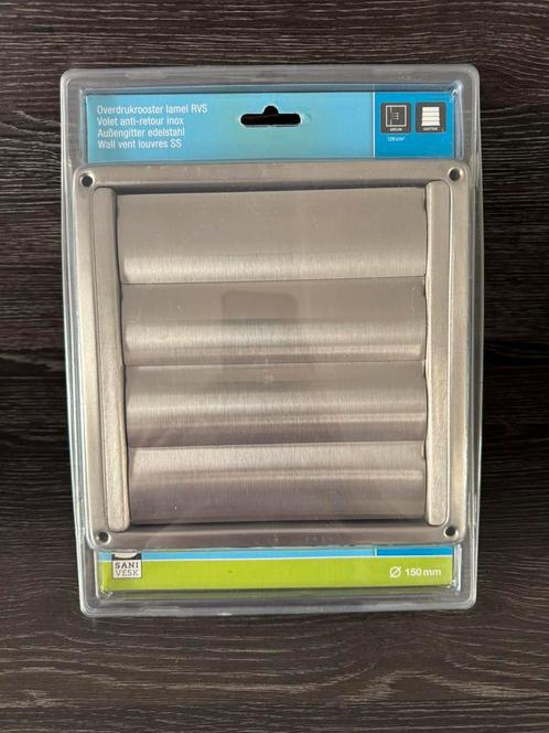 Overdrukrooster 150 mm, Doe-het-zelf en Verbouw, Ventilatie en Afzuiging, Nieuw, Afzuiger, Ophalen of Verzenden