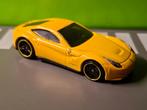 Hotwheels - Ferrari F12 berlinetta [geel] 1/60, Ophalen of Verzenden, Gebruikt, Auto